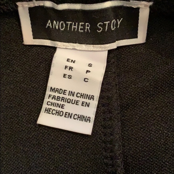 ANOTHER STORY Black Tie Up Skirt - Picture 3 of 3